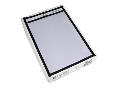 Front. C-line - Job Ticket Holders, 6" x 9", 25/Box - Clear.