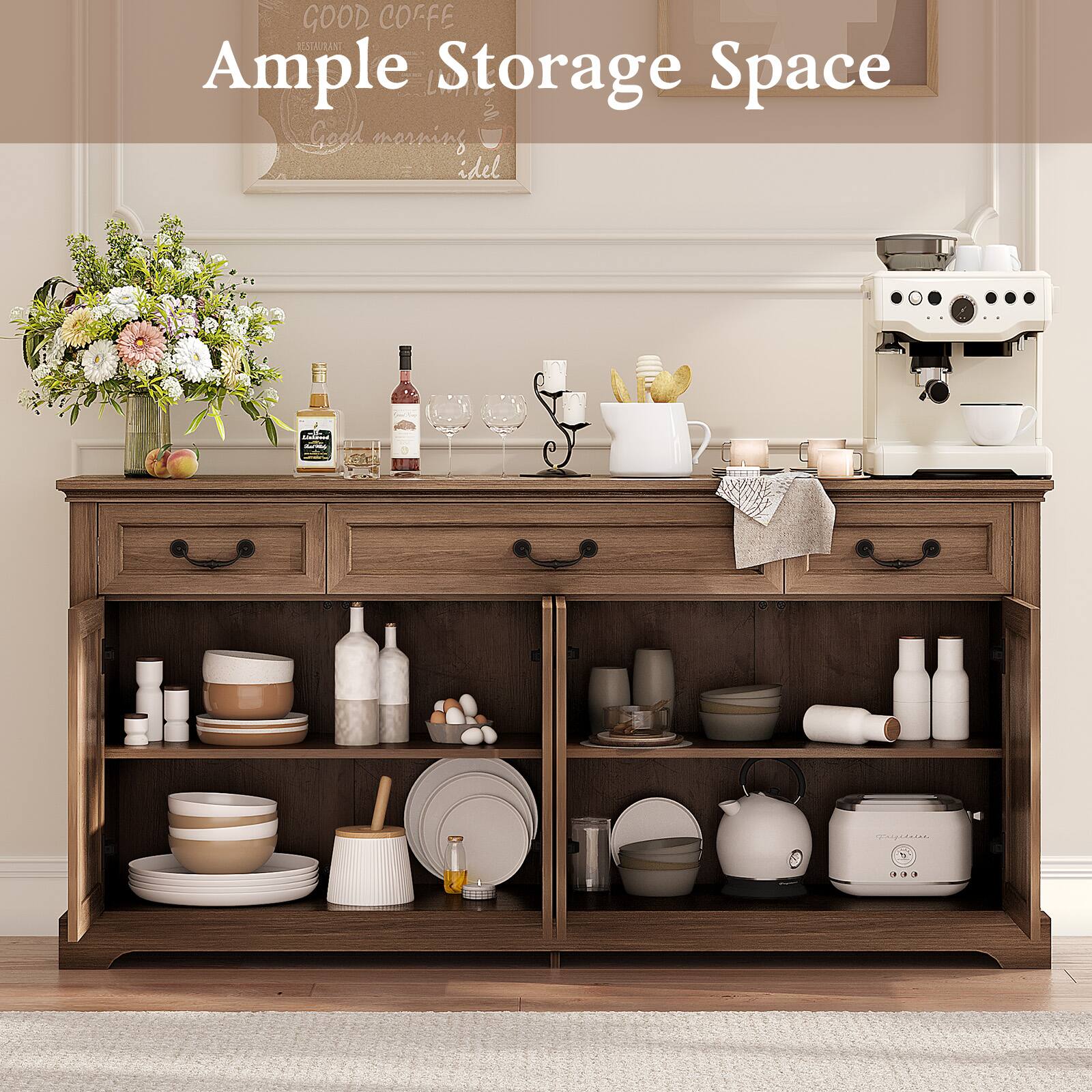 GOOD COFFEE RESTAURANT  
Ample Storage Space  
Good morning idel