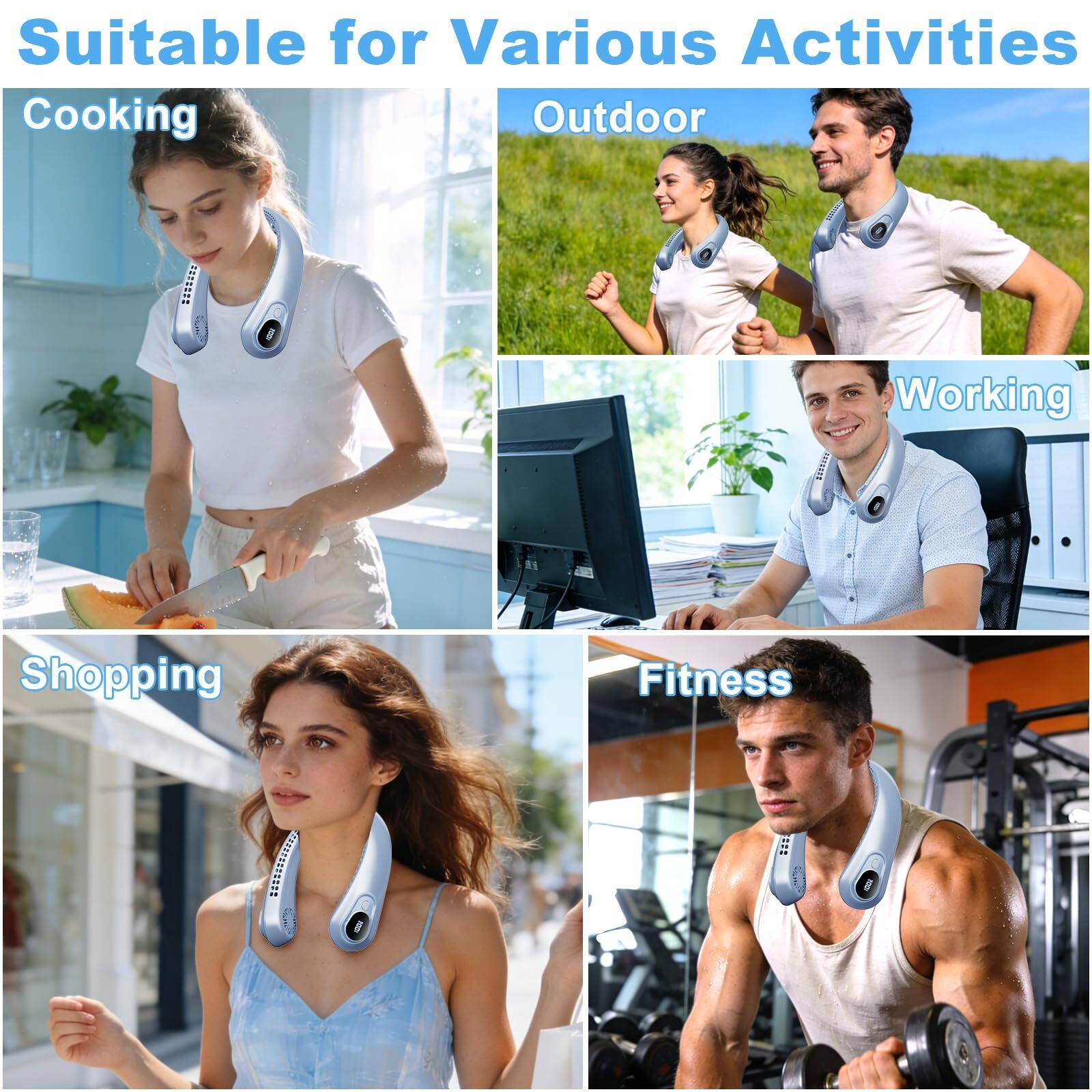 Suitable for Various Activities

Cooking

Outdoor

Working

Shopping

Fitness