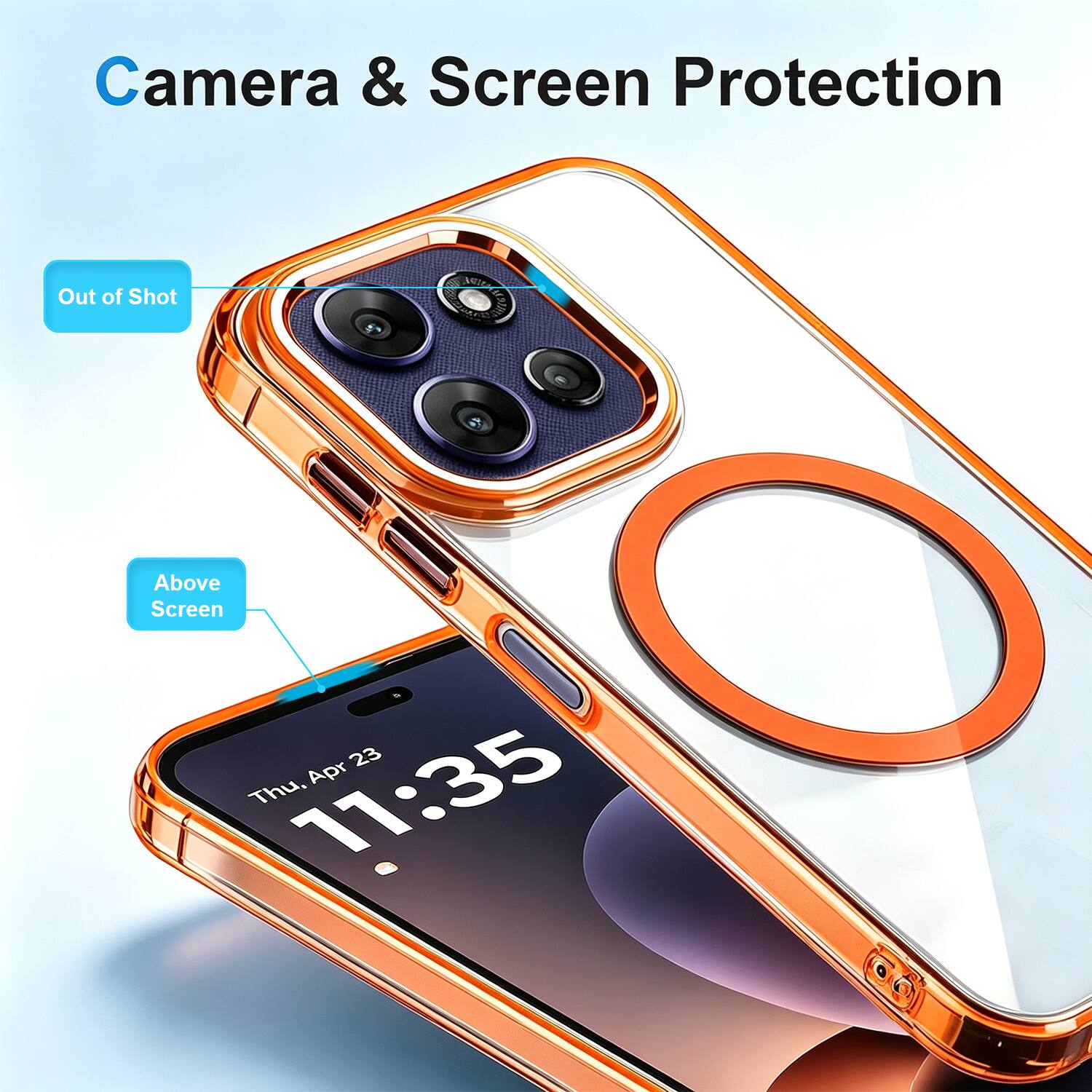 Camera & Screen Protection  
Out of Shot  
Above Screen  
23 Apr Thu. 11:35