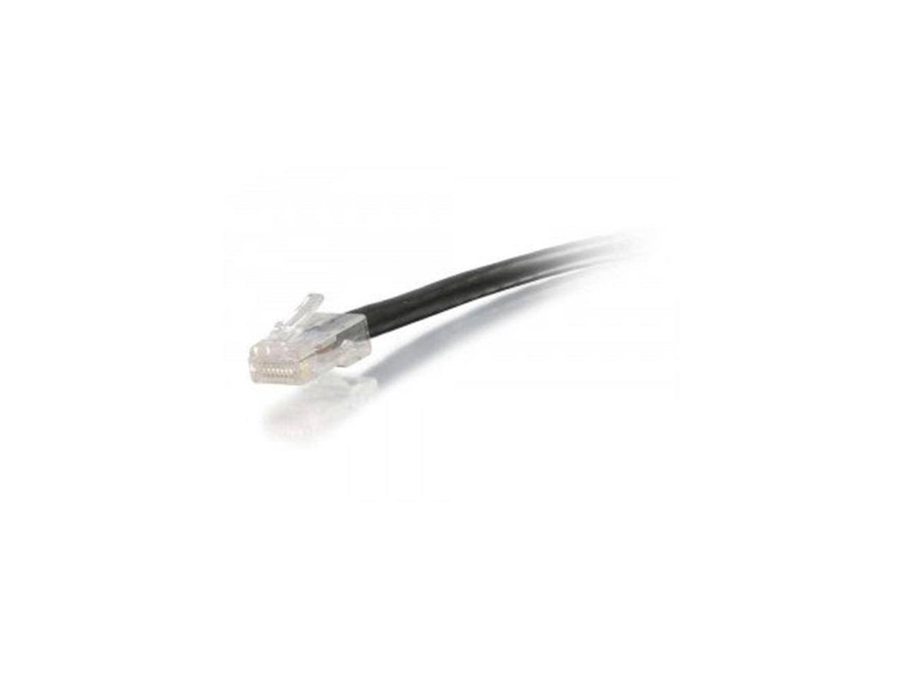 Front. Cables to Go - C2G 04125 Cat6 Cable - Non-Booted Unshielded Ethernet Network Patch Cable, Black (100 Feet, 30.48 Meters).