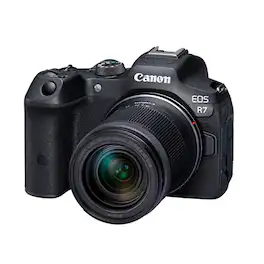 Canon - EOS R7 Mirrorless Camera with RF-S 18-150mm Lens Kit - Black