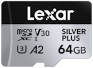 Lexar microSD V30 SILVER PLUS XC I A2 64GB