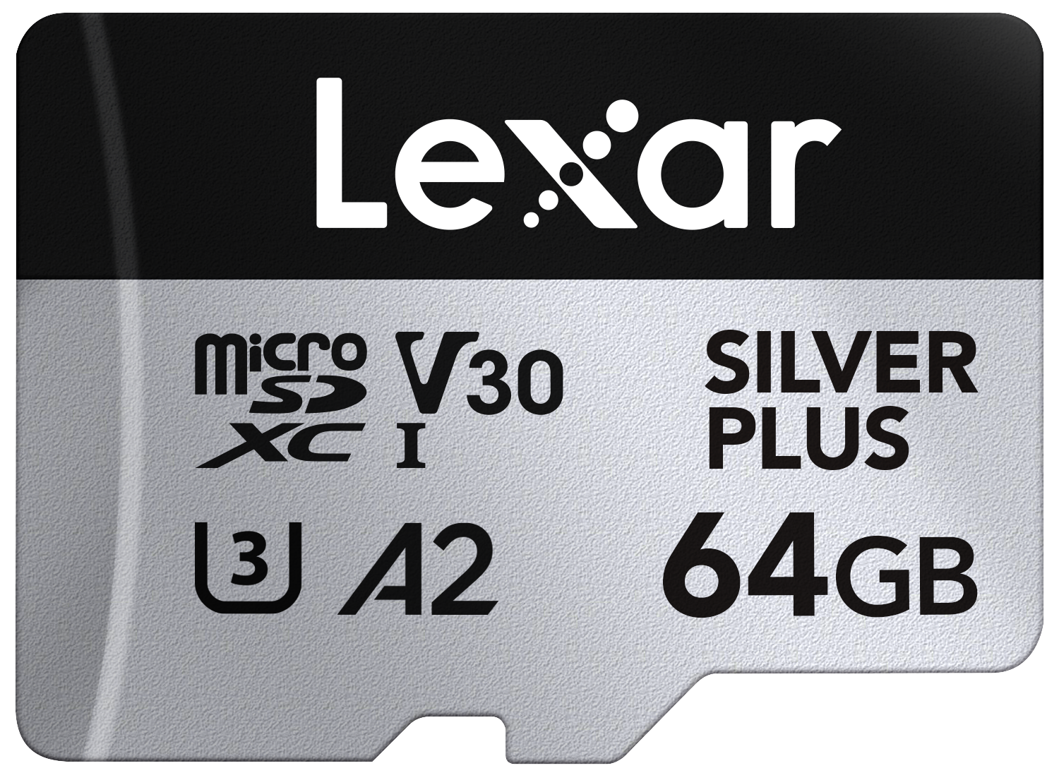 Lexar microSD V30 SILVER PLUS XC I A2 64GB