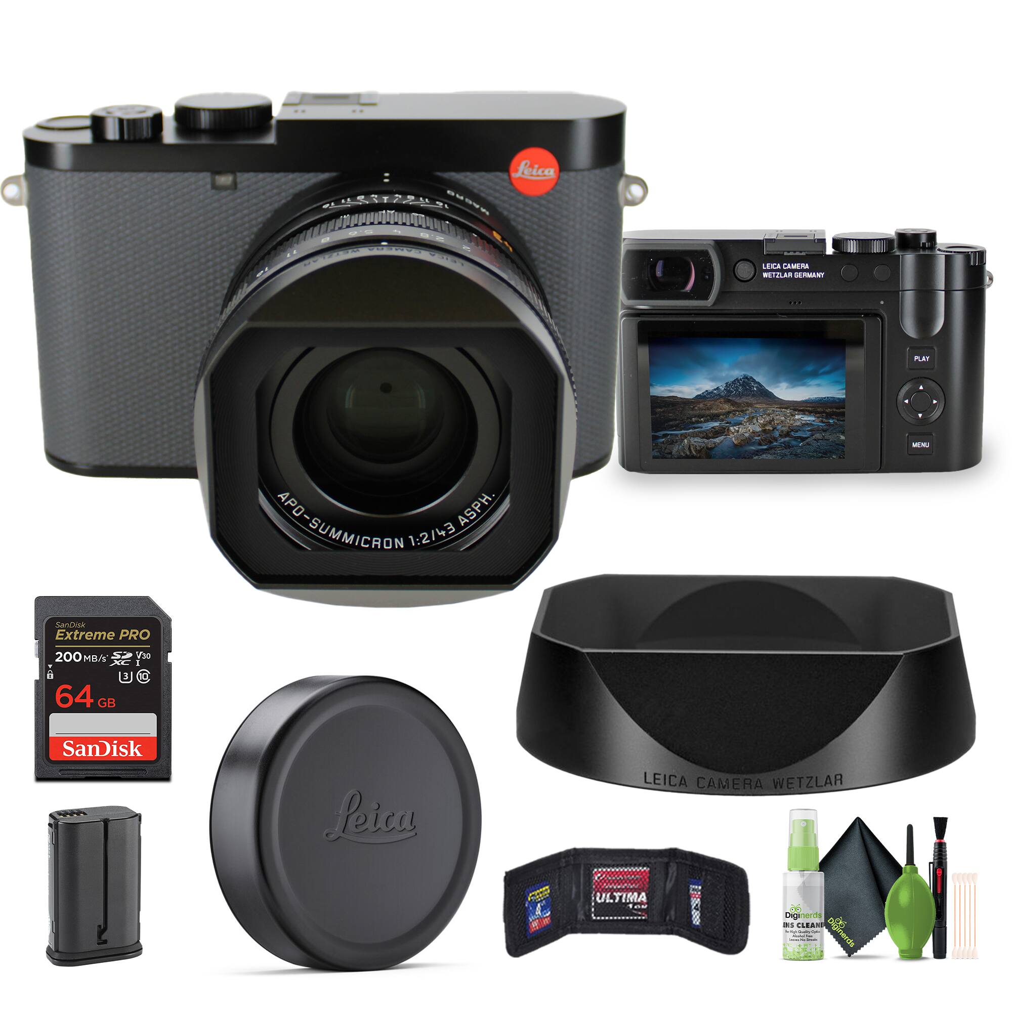 Leica Q3 43 Compact Digital Camera 19084 60MP Full Frame BSI CMOS