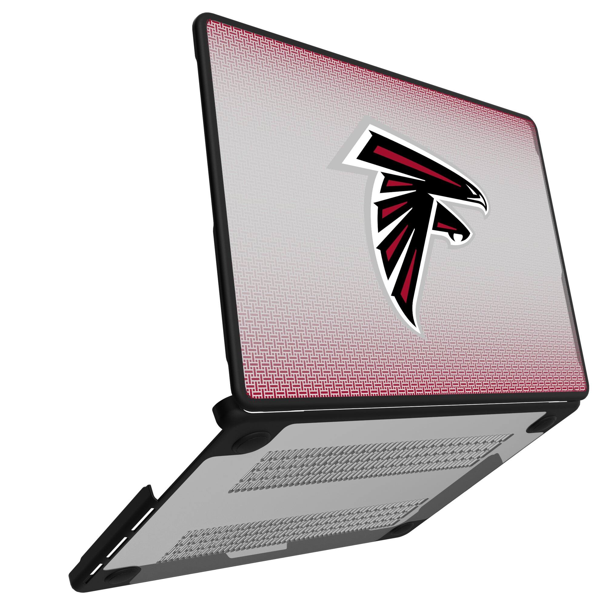 Alt View 1. Keyscaper - Atlanta Falcons Linen MacBook Case - Air 15 in - Multicolor.