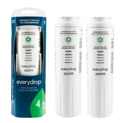 CERTIFIED TO REDUCE 31 CONTAMINANTS
REFRIGERATOR FILTER
FILTRE POUR RÉFRIGÉRATEUR
FILTRE POUR RÉFRIGÉRATEUR
FILTRE POUR RÉFRIGÉRATEUR
4 BRANDS CERTIFIED:
MARQUES CERTIFIÉES:
Whirlpool
MAYTAG
AMANA
JENNAIR
KitchenAid
everydrop
ICE & WATER
REFRIGERATOR FILTER
everydrop
REFRIGERATOR
ICE & WATER FILTER