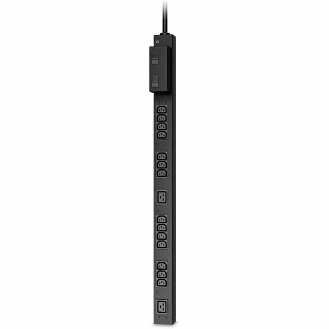 APC - NetShelter Basic Rack PDU, Half Height, 200-208V, 30A, 14 C13 and 2 C19 outlet - Basic - NEMA L6-30P - 14 x IEC - Unknown