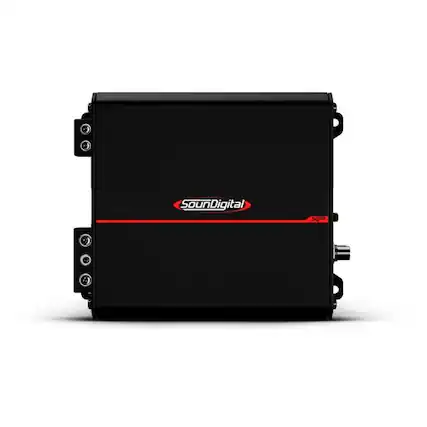 Front. SounDigital - SounDigital XP 1000.1 2 Ohm Monoblock 1000 watt RMS at 2 Ohm Amplifier - Black.