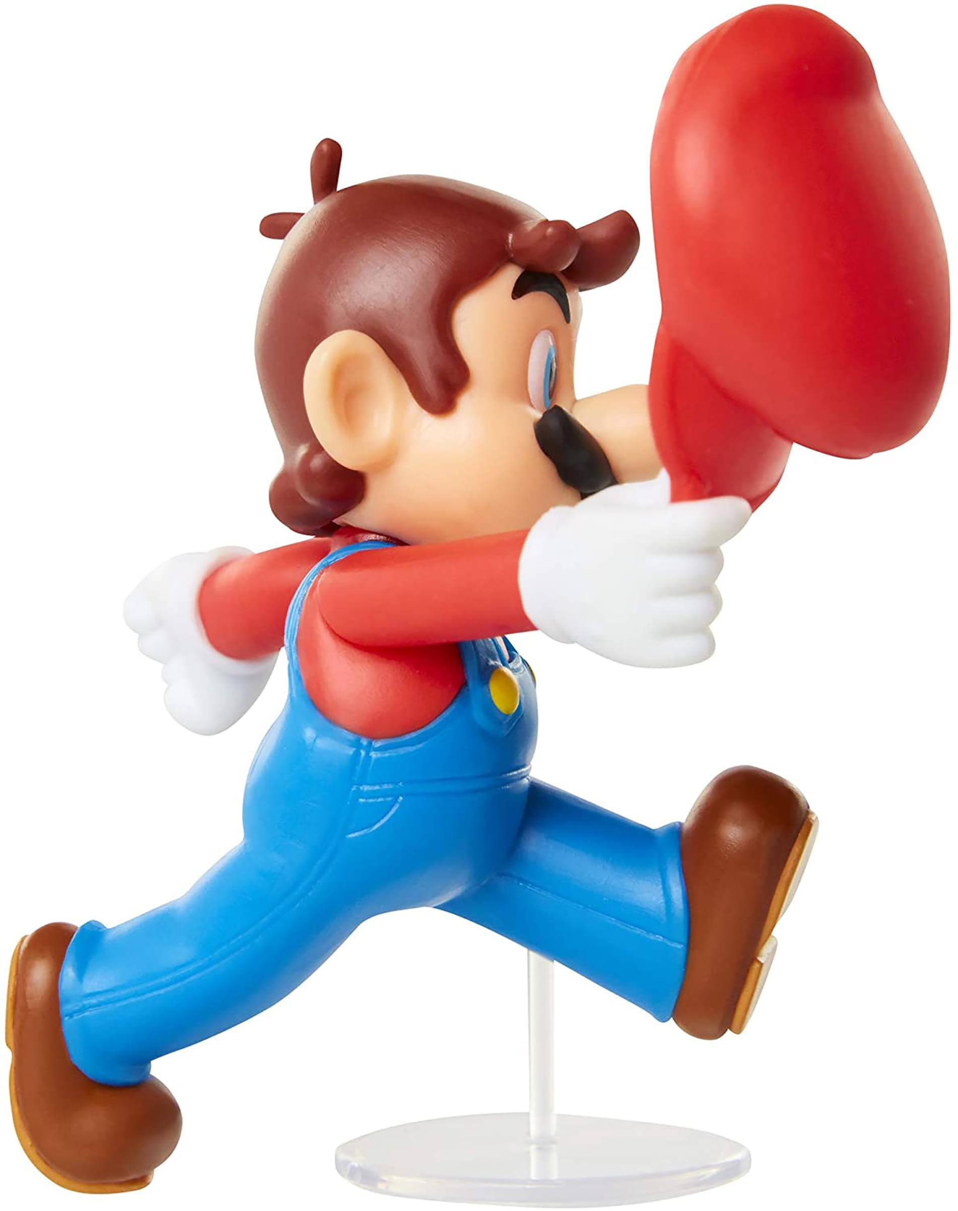 Alt View 1. Jakks Pacific - Super Mario World of Nintendo 2.5 Inch Figure | Tipping Hat Mario - Red.