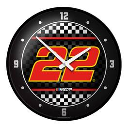 The Fan-Brand - Joey Logano 17.5" Modern Disc Wall Clock - Multicolor