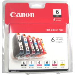 Canon - BCI-6 Ink Cartridge 6-Pack
