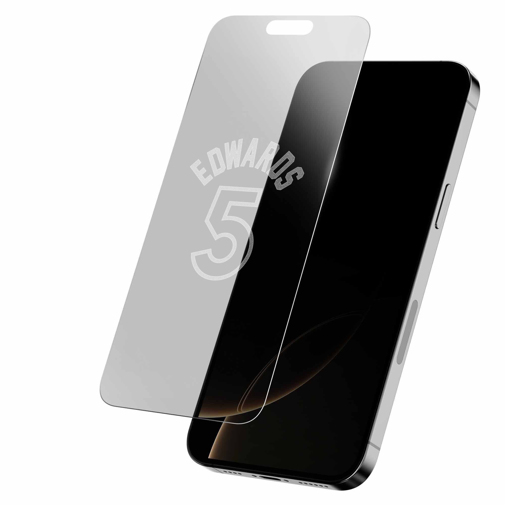 Front. Screen Skinz - Anthony Edwards Minnesota Timberwolves Clear iPhone Screen Protector - 17 Pro Max - Multicolor.