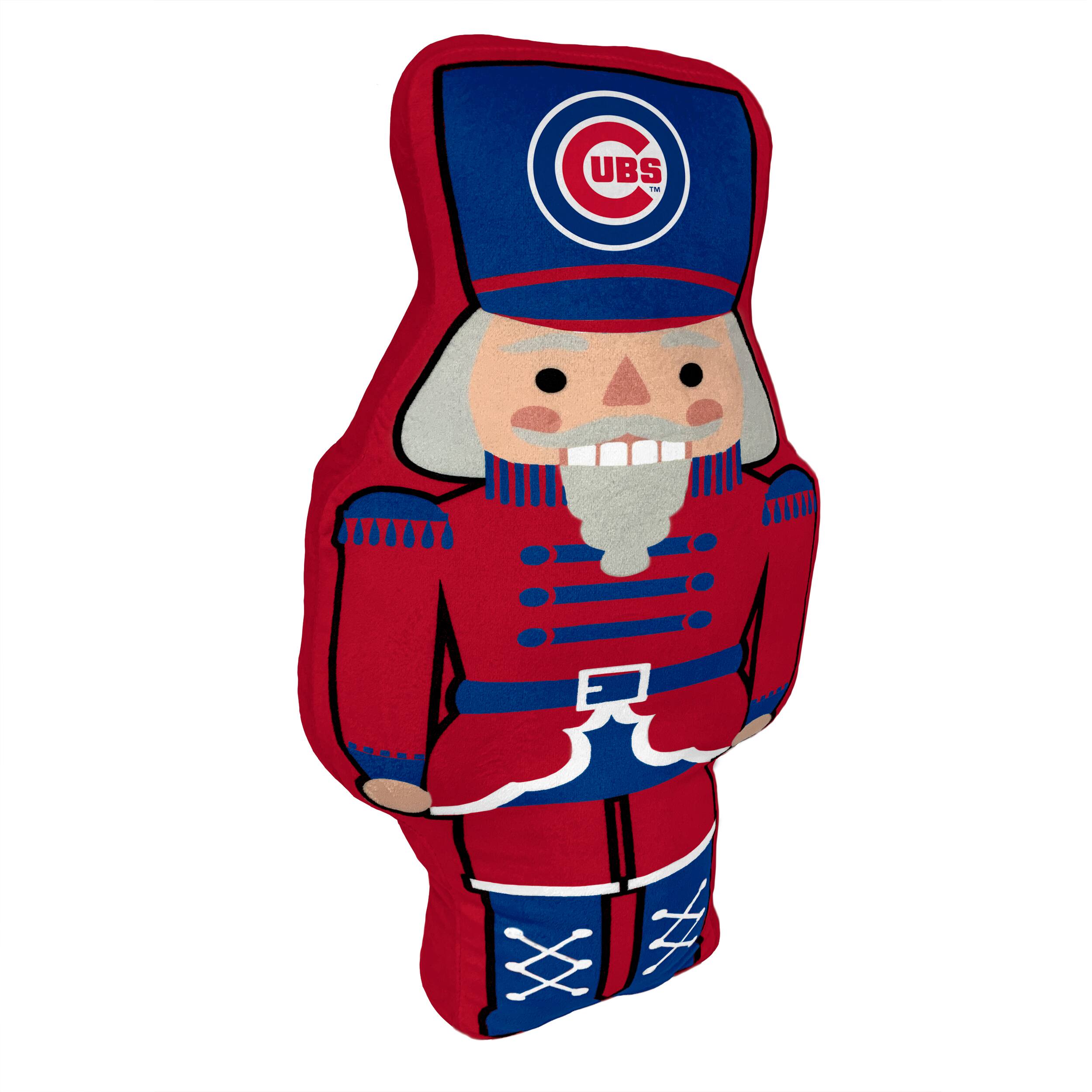 Front. Pegasus - Chicago Cubs Nutcracker Plushlete Pillow - Blue.