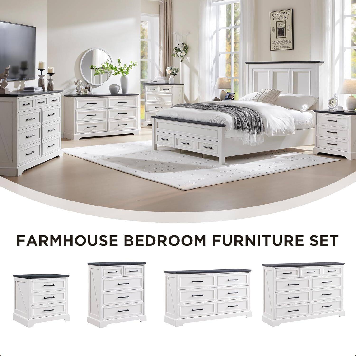 FARMHOUSE BEDROOM FURNITURE SET
