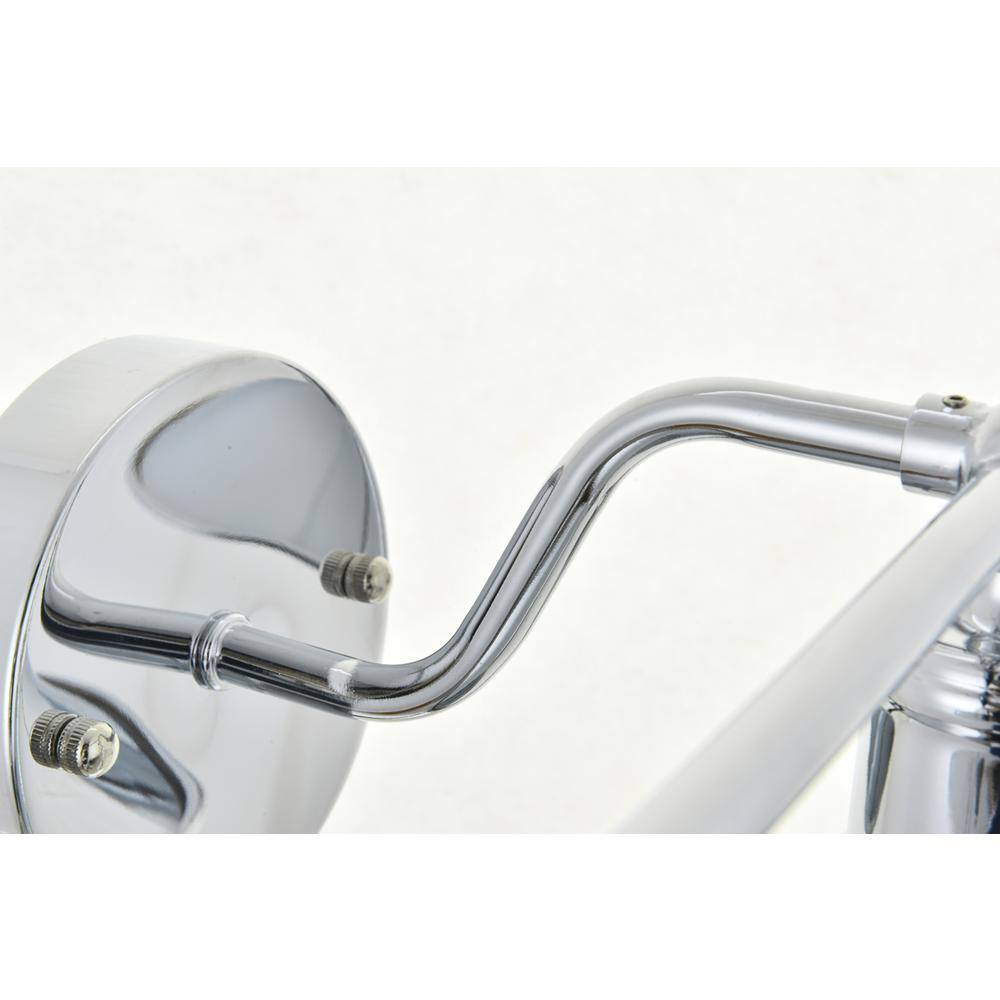 Left. Living District - Etude 3 light chrome Wall Sconce - Chrome.