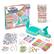 The image features a Rainbow Loom kit, which includes a loom, beads, and a box. The loom is designed for making bracelets and other beaded crafts. The kit contains 648 PCS of various beads and styles, allowing for a wide range of creative possibilities. The loom is a versatile tool that can be used to create different types of bracelets, such as friendship bracelets and macramé styles. The box and beads are displayed on a table, showcasing the different colors and designs available in the kit.