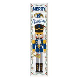 Jardine - Kent State Golden Flashes 11" x 46" Nutcracker Holiday Leaner Sign - White