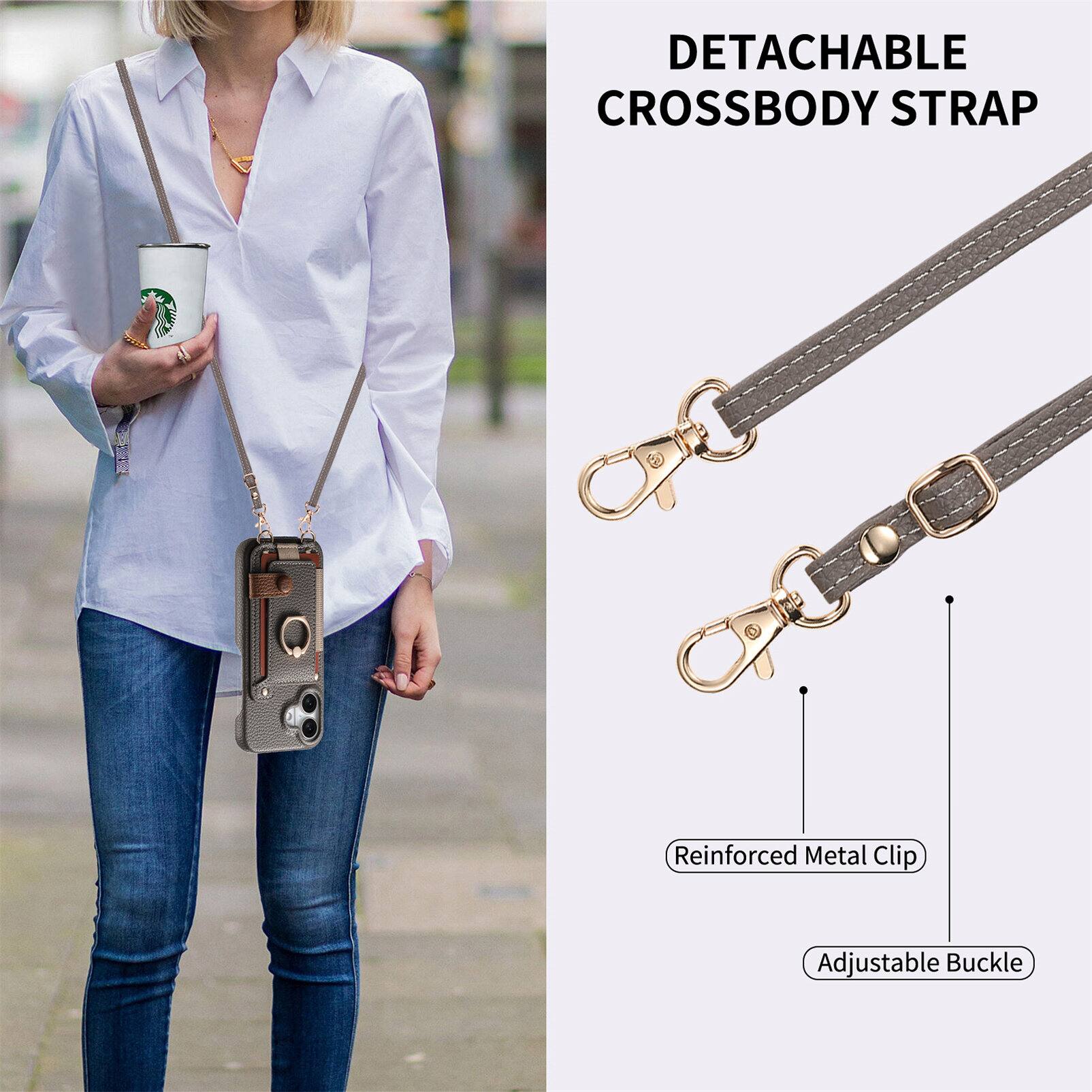 DETACHABLE CROSSBODY STRAP

Reinforced Metal Clip

Adjustable Buckle