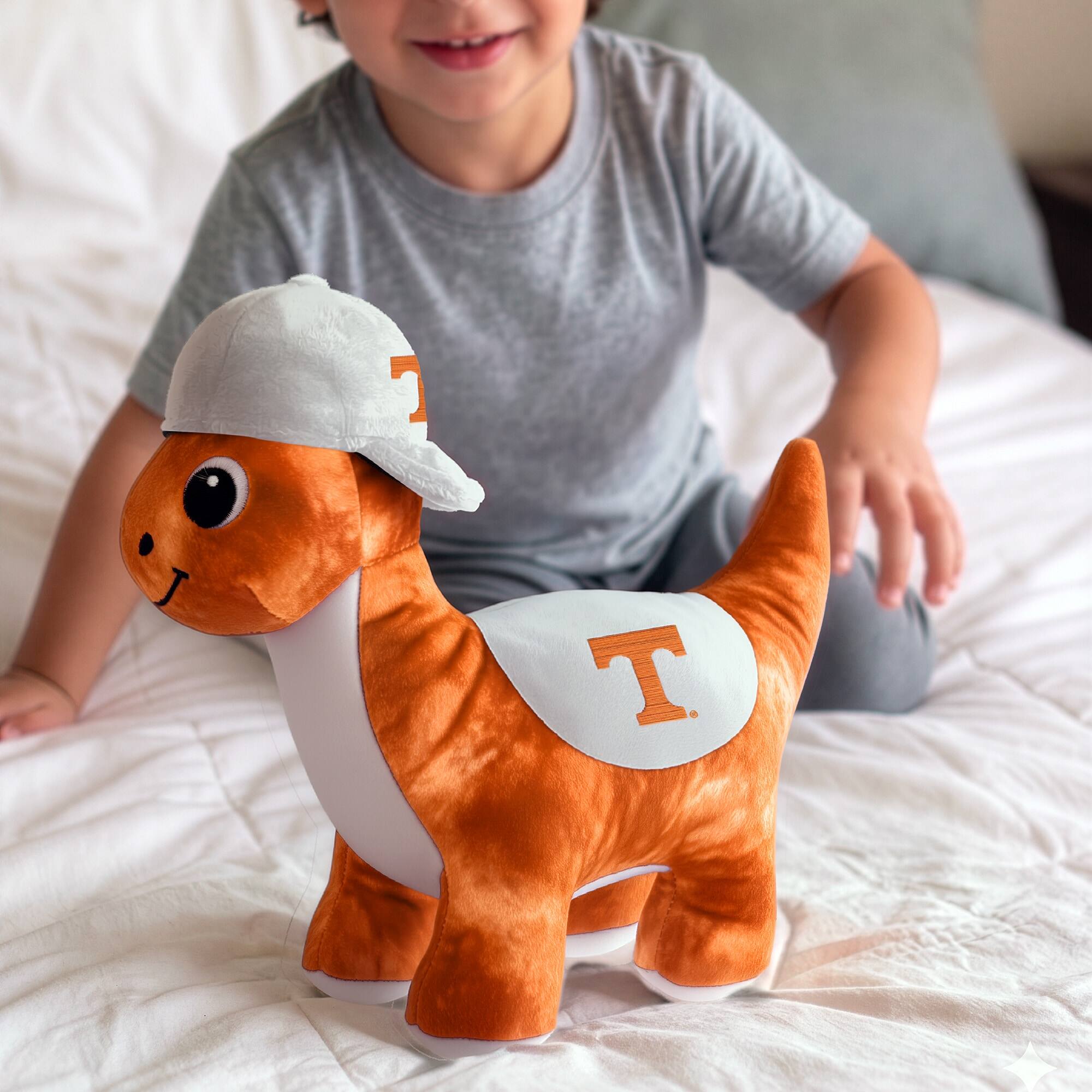 Alt View 2. Sporticulture - Tennessee Volunteers Huddle Plush Fanasaur - Multicolor.