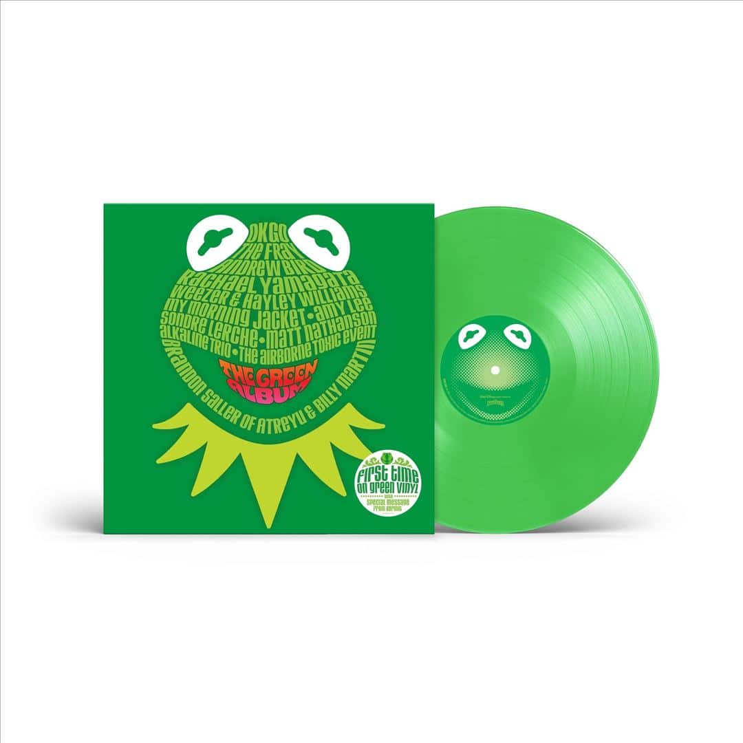 Muppets: The Green Album [70th Anniversary Edition "Spring Green" Vinyl] [LP] - VINYL - Front_Zoom