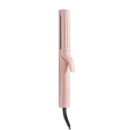 Front. TYMO - TYMO Airflow 2 in1 Hair Curler and Straightener - Pink.
