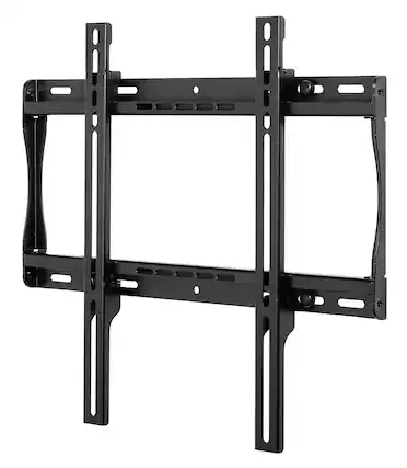 Front. Peerless-AV - SmartMount Universal Flat Wall Mount For 32" to 50" TV's - Semi-gloss Black.