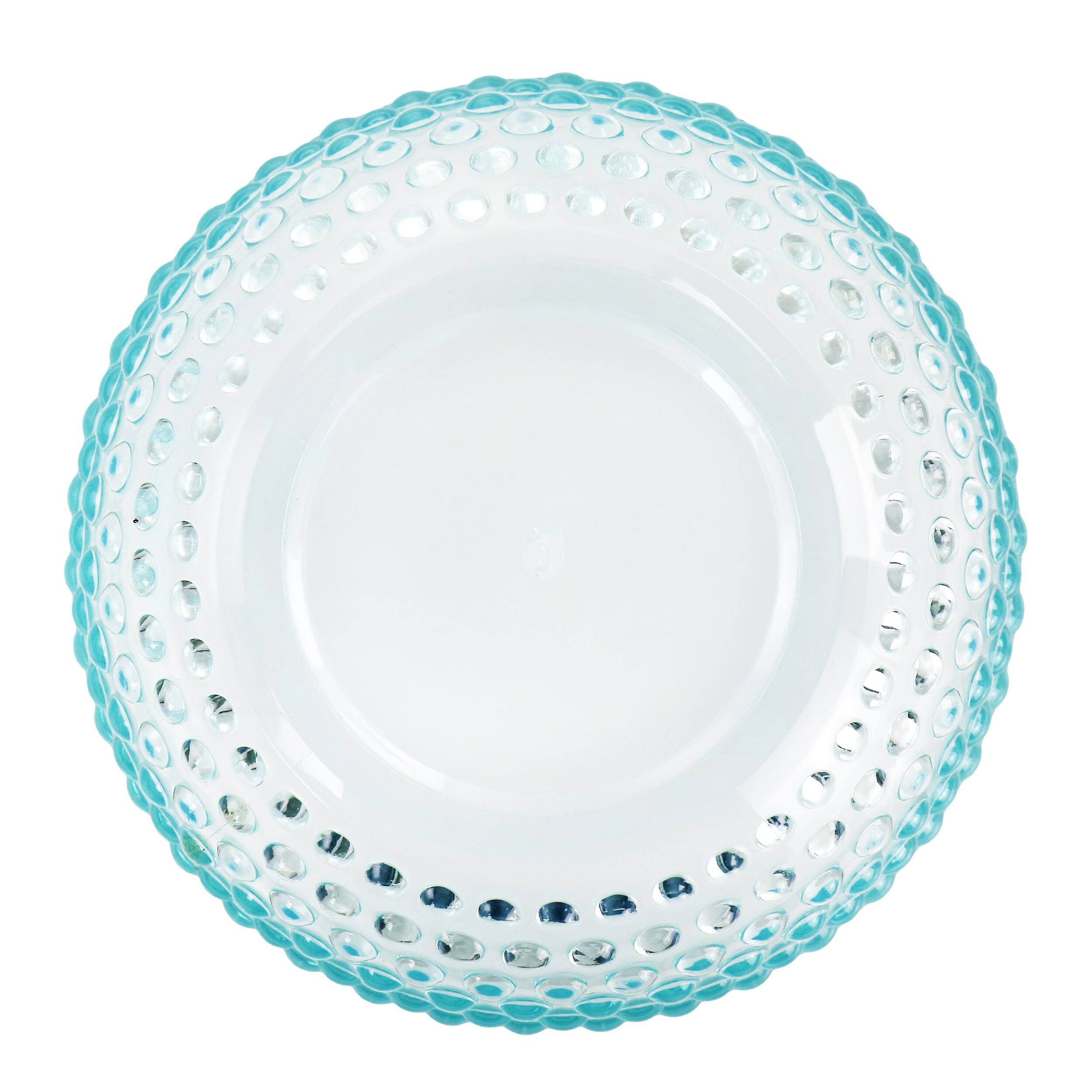 Alt View 5. Gibson - Gibson Home Plastic Bowl Set with Serving Bowl in Light Blue - Blue.