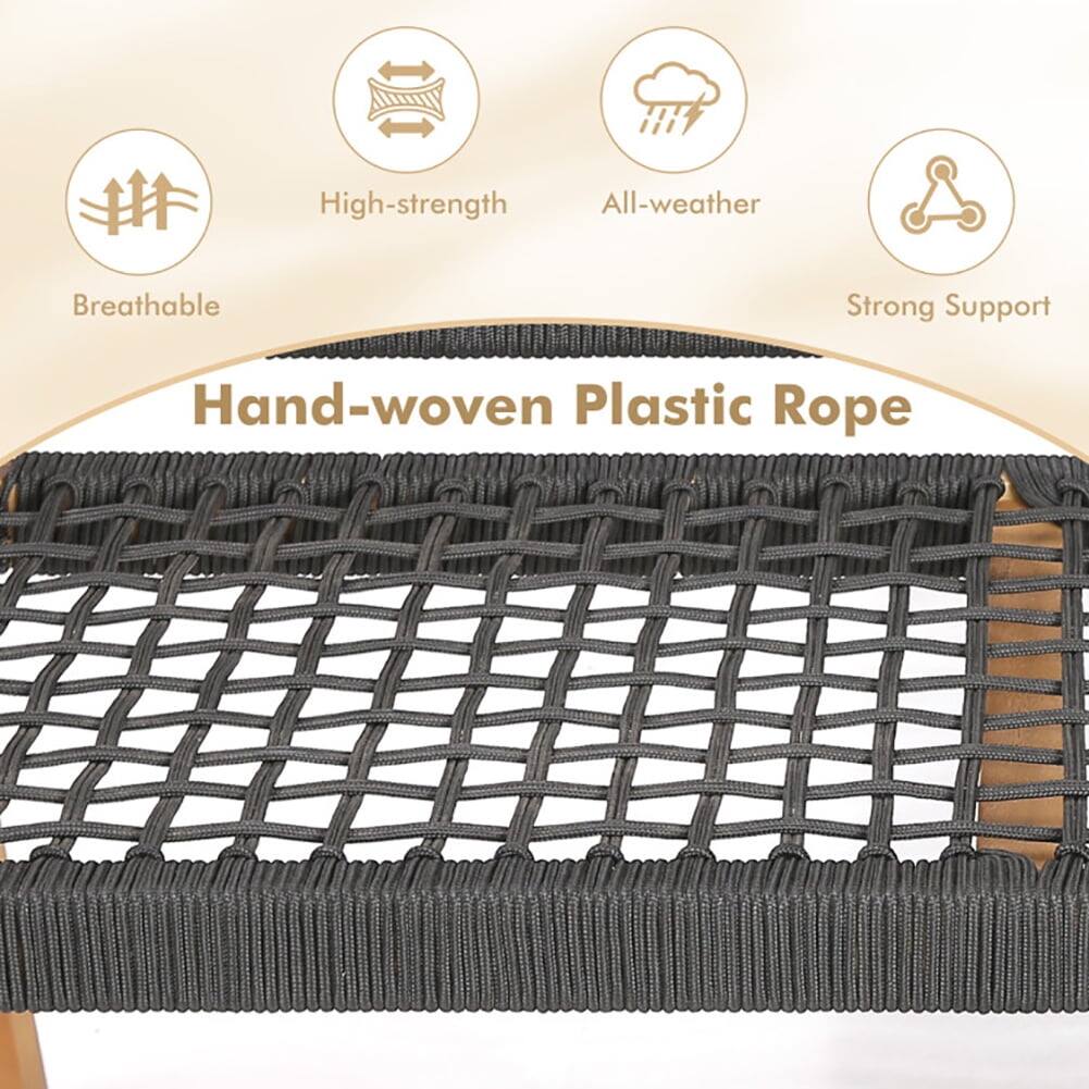 High-strength All-weather Breathable Strong Support Hand-woven Plastic Rope