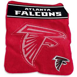 Logo Brands - Atlanta Falcons 60'' x 80'' XL Raschel Plush Throw Blanket - Multicolor
