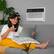 Alt View 12. Friedrich - 10,000 BTU 450 Sq. Ft. Smart In Wall Air Conditioner 10,600 BTU Heater with Wi-Fi and Remote - White.
