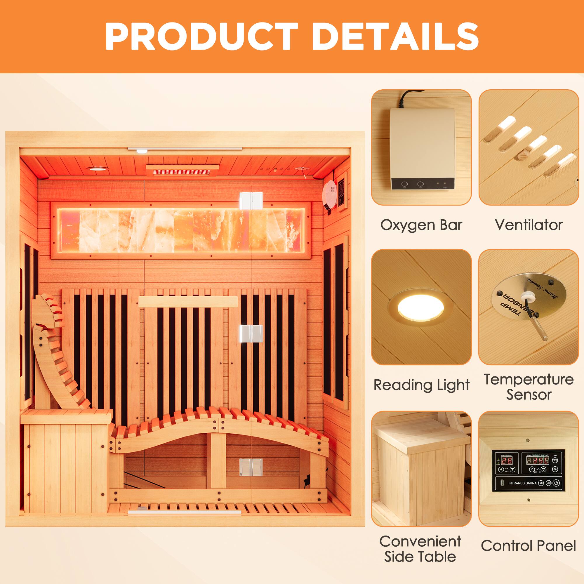 PRODUCT DETAILS

- Oxygen Bar
- Ventilator
- Reading Light
- Temperature Sensor
- Convenient Side Table
- Control Panel