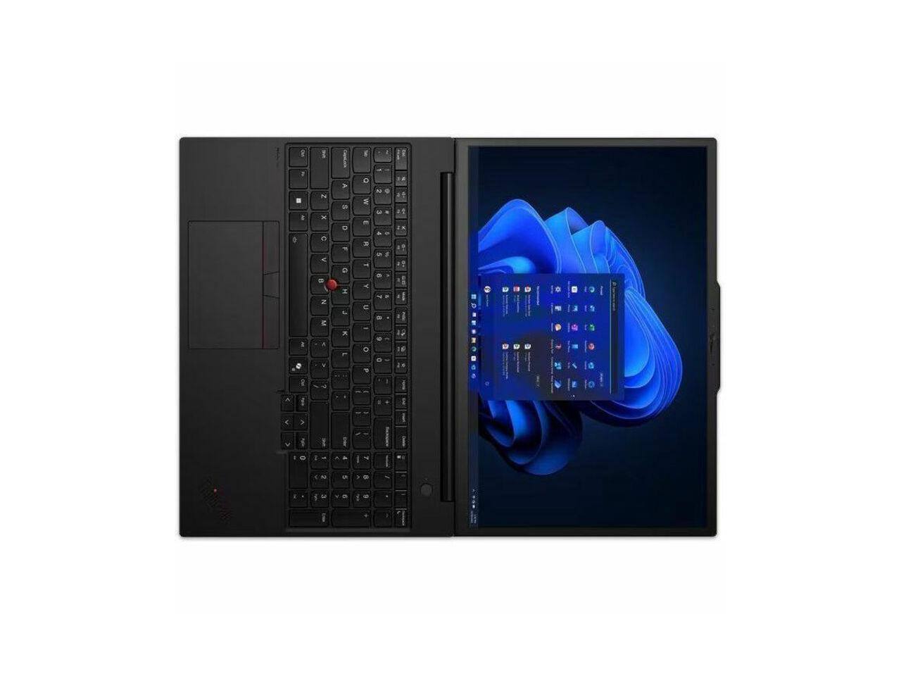 Alt View 3. Lenovo - Lenovo ThinkPad P16s Gen 3 16" Touch Intel Ultra 7 155H RTX 500 16GB 512GB SSD Win 11 Pro - Black.
