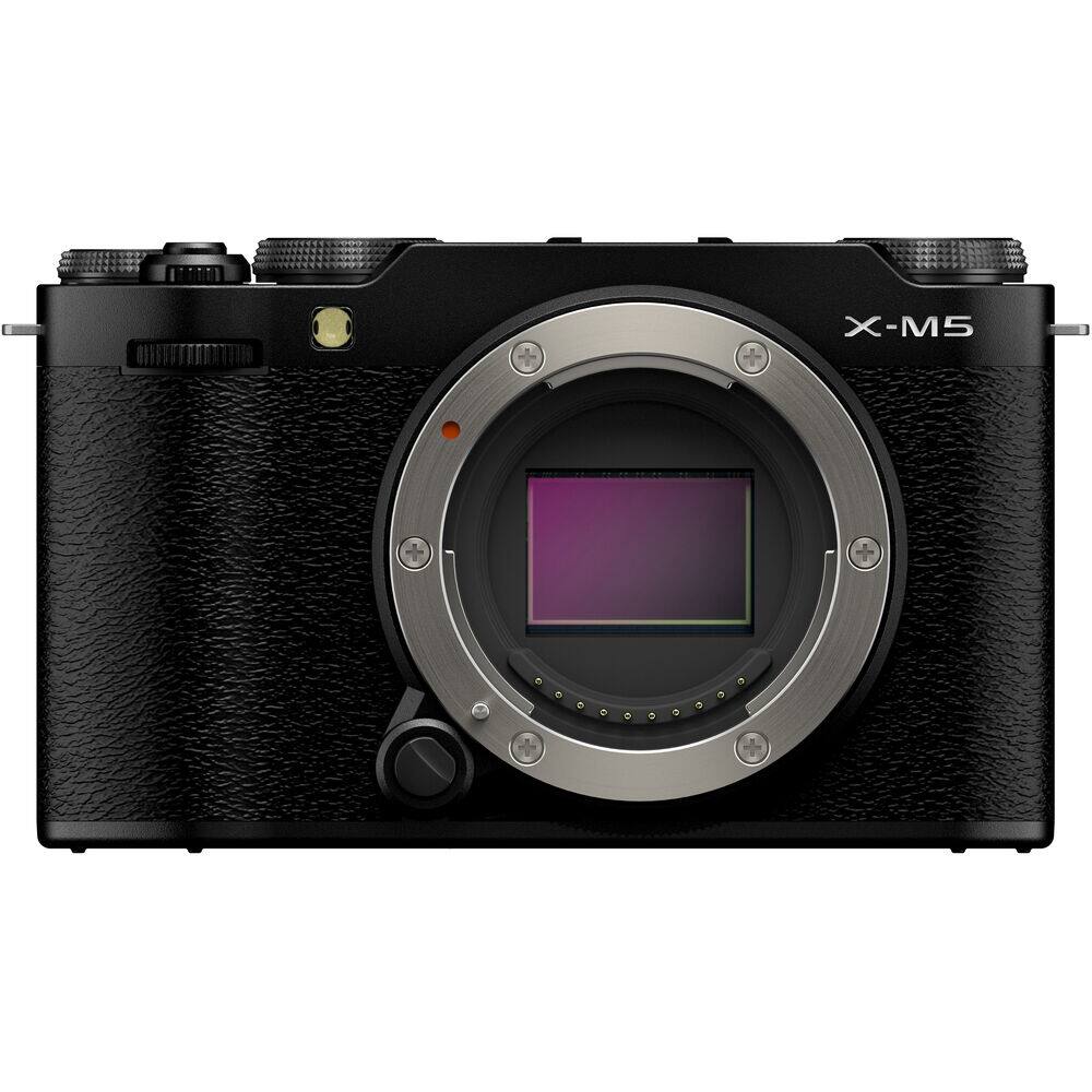 Alt View 1. Fujifilm - Fujifilm X-M5 Mirrorless Camera Body + XF 16-55mm f/2.8 R LM WR II Lens + More - Black.