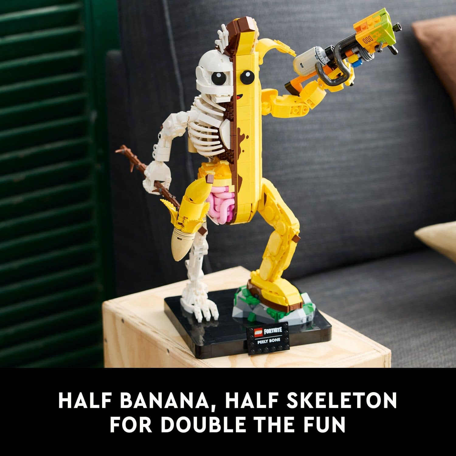 Half Banana, Half Skeleton for Double the Fun