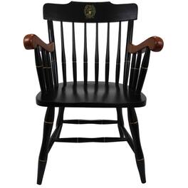 Jardine - Georgetown Hoyas Captain's Chair with Cherry Arms - Black