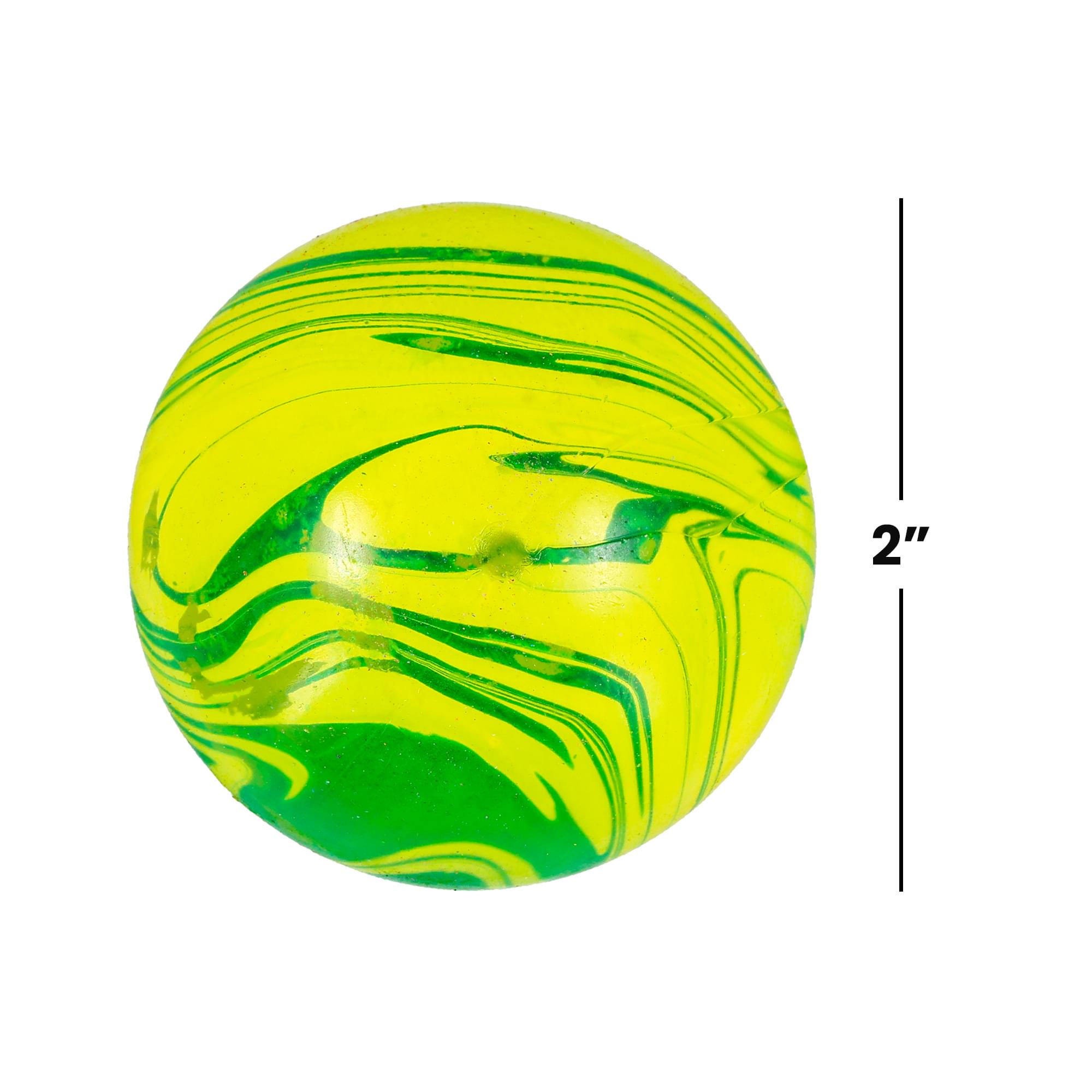 Alt View 1. Puka Creations - Marble Swirl Orb 2-Inch Squishy Stress Reliever | Green - Green.