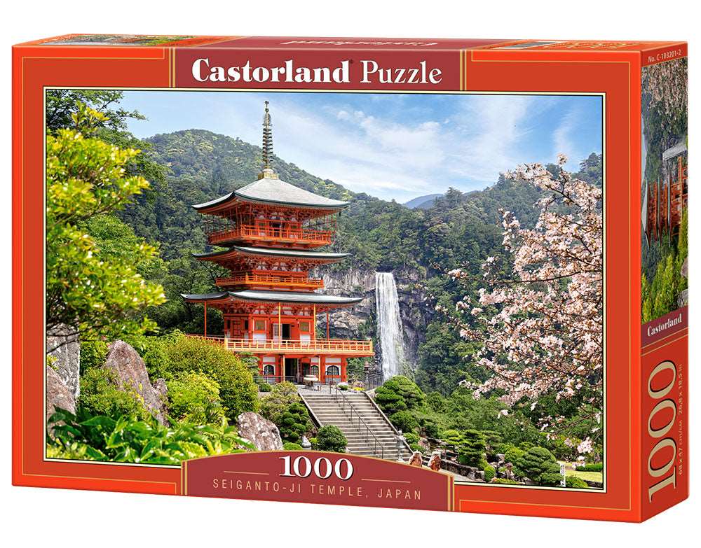 Castorland Puzzle, No. C-103201-2, 1000, Seiganto-ji Temple, Japan, Castorland, 18.9M, 268%, 1000 VONO L I.