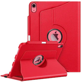 Stock Preferred - Case For iPad (A16) 11th Gen 11 Inch (2025) 360° Rotating Stand Shockproof - Red