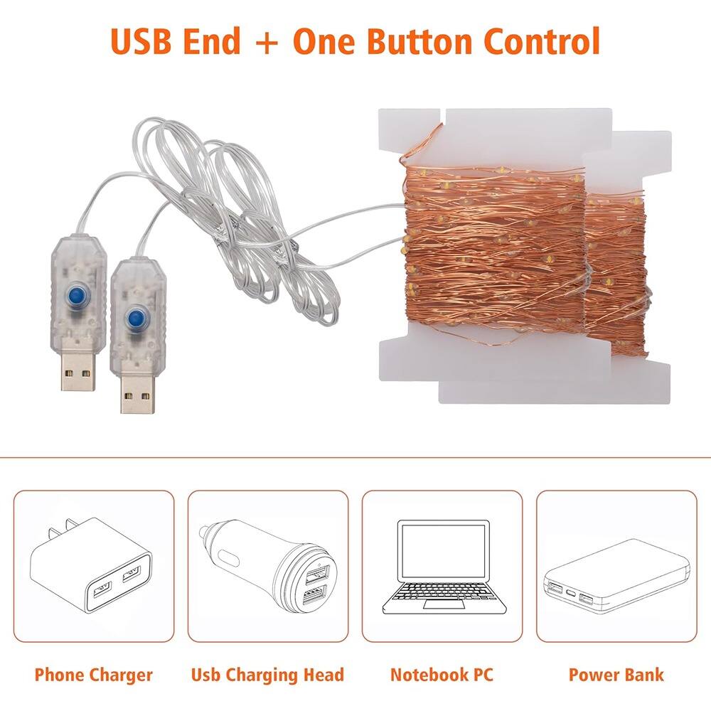 USB End + One Button Control

Phone Charger  
USB Charging Head  
Notebook PC  
Power Bank