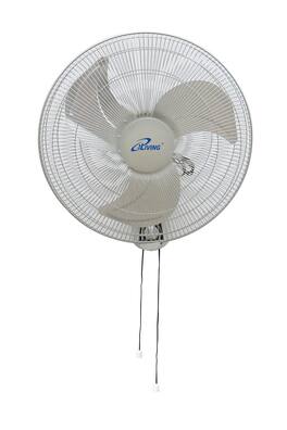 iLIVING - 18" Oscillating Wall Mount Fan, 3-Speed, Adjustable Tilt, 1650 CFM, Metal Blade & Grille, for Home, Gym, Office - Gray