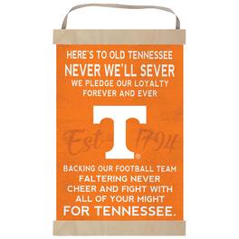 Jardine - Tennessee Volunteers Fight Song Banner Sign - Orange