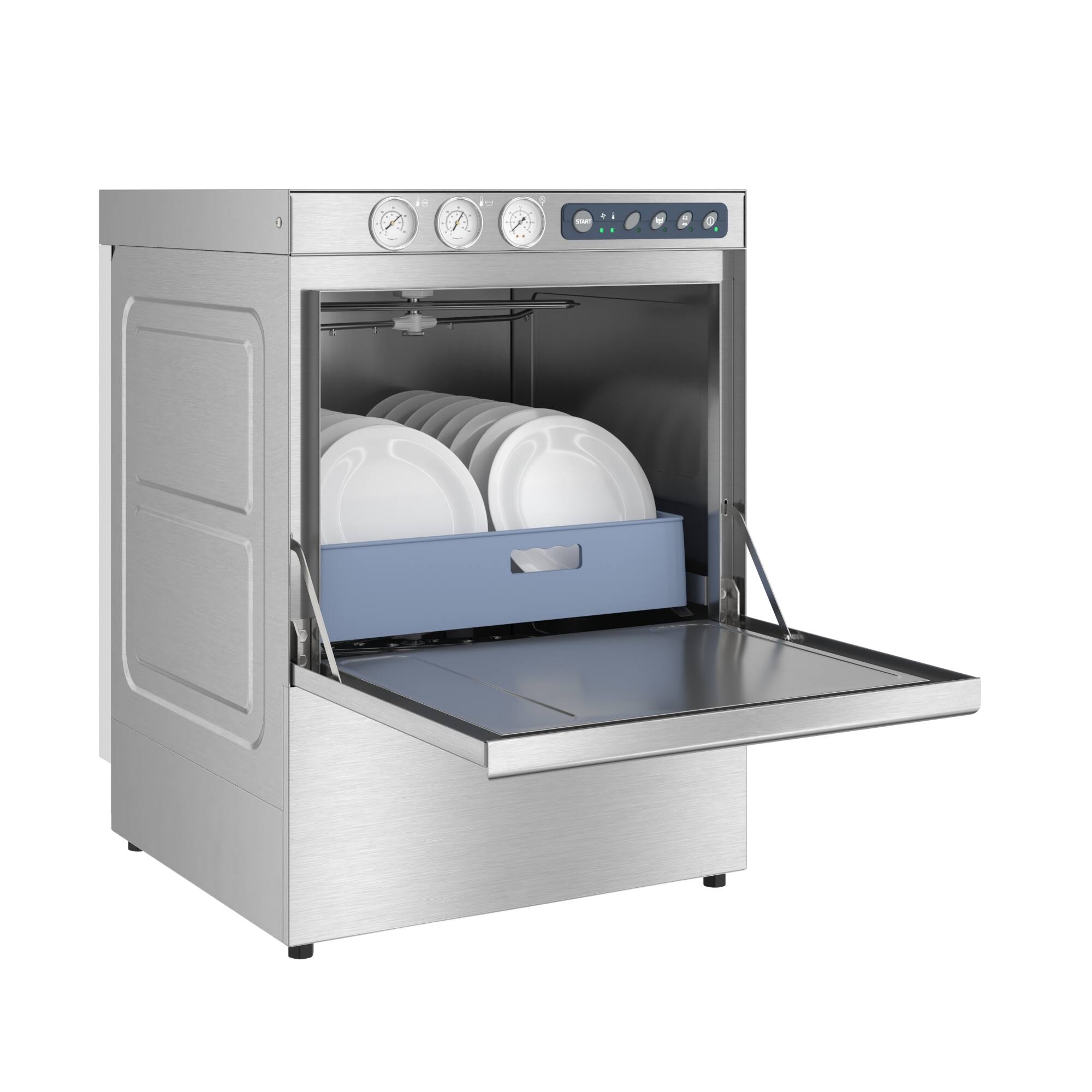 Alt View 1. Koolmore - 24 in. Commercial High-Performance Undercounter Dishwasher in Stainless-Steel, 240V - Stainless-Steel.