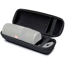 Knox - Gear Hardshell Travel Case for JBL Charge 4 Waterproof Bluetooth Speaker - Black