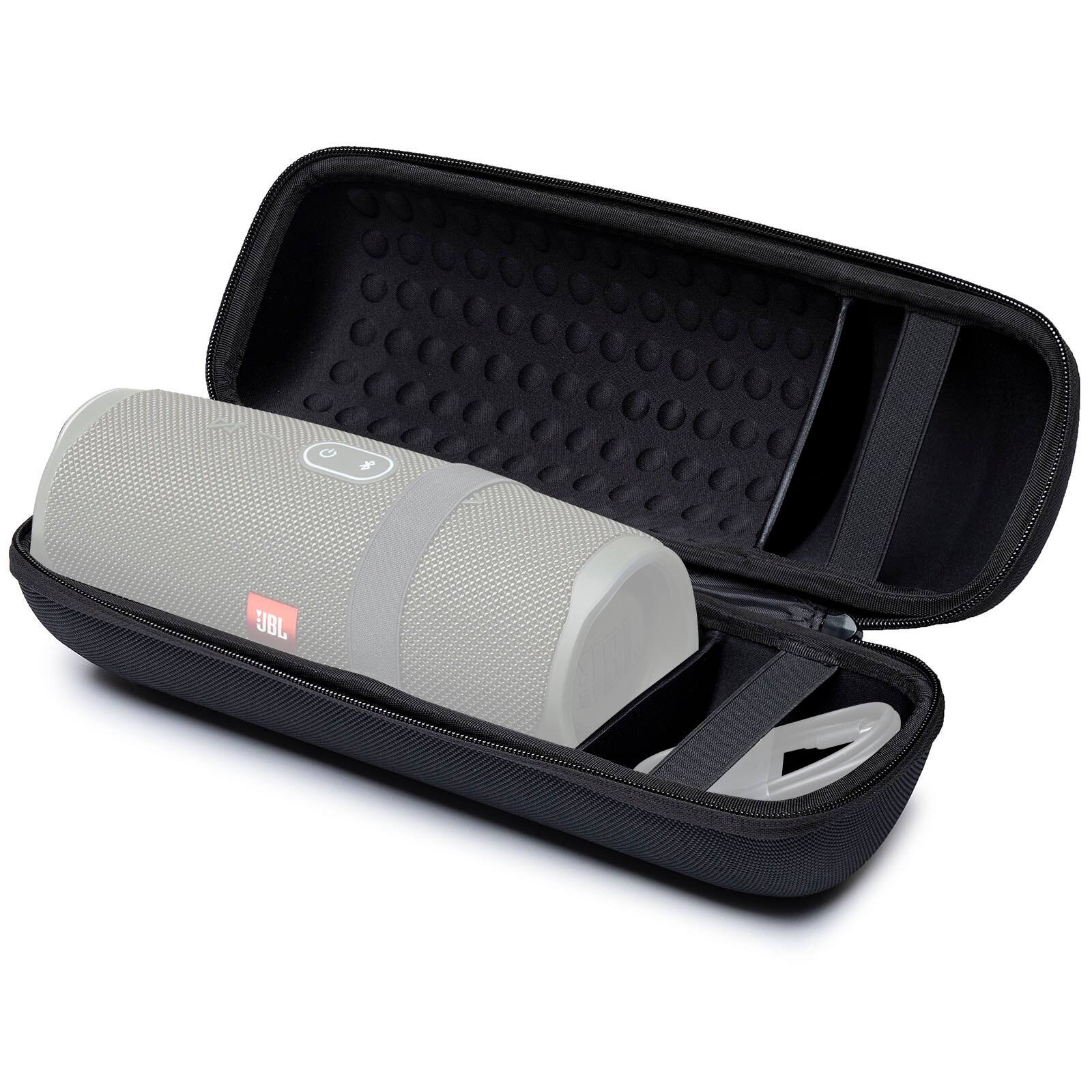 Front. Knox - Knox Gear Hardshell Travel Case for JBL Charge 4 Waterproof Bluetooth Speaker - Black.