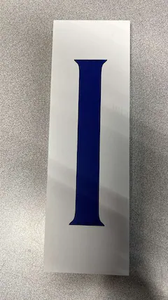 Front. Apple - Apple Watch Band SOLO LOOP 42MM WATCH BAND ULTRAMARINE MY6E3AM/A SZ 1 - Blue.