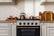Alt View 2. Kucht - 30 in. 4.2 cu. ft. Natural Gas Range with Sealed Burners and Convection Oven in Black with Rose Gold Accents - Black & Rose Gold.