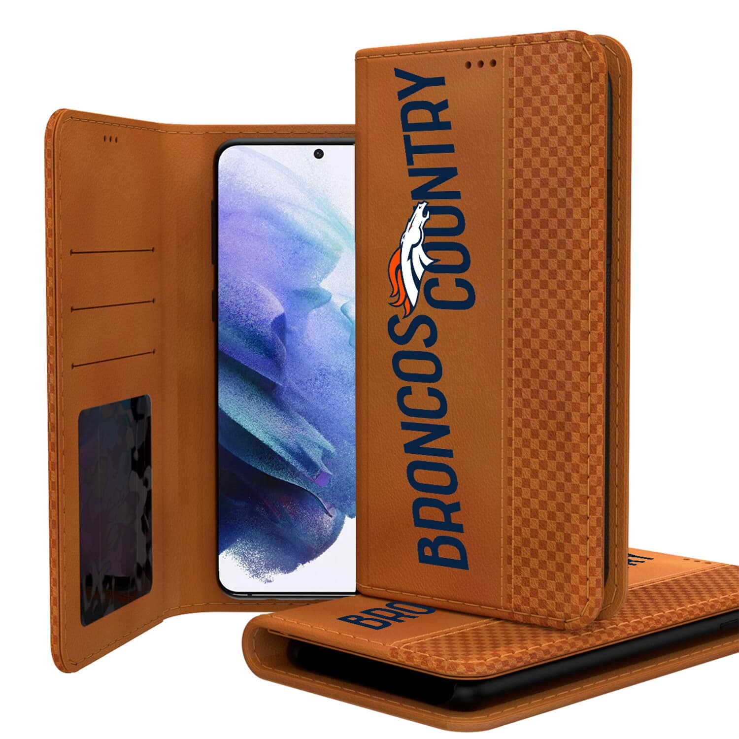Keyscaper - NFL - Denver Broncos - Galaxy Folio Case - S23 Plus - Brown price history on PriceWatchPro