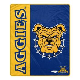 Pegasus - North Carolina A&T Aggies 50" x 60" Endzone Ultra Soft Throw Blanket - Multicolor