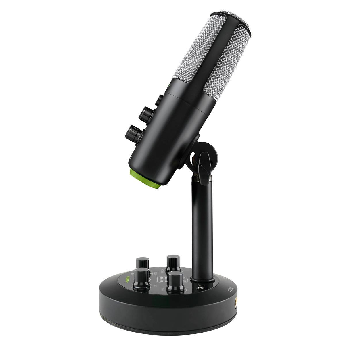 Alt View 1. Mackie - Mackie Chromium EleMent Series Premium USB Condenser Microphone with Built-In 2-Channel Mixer.